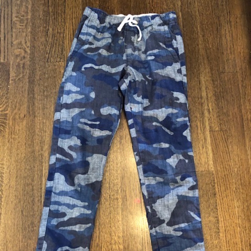 CrewCuts JCrew Blue Camo Pants Boys 12
